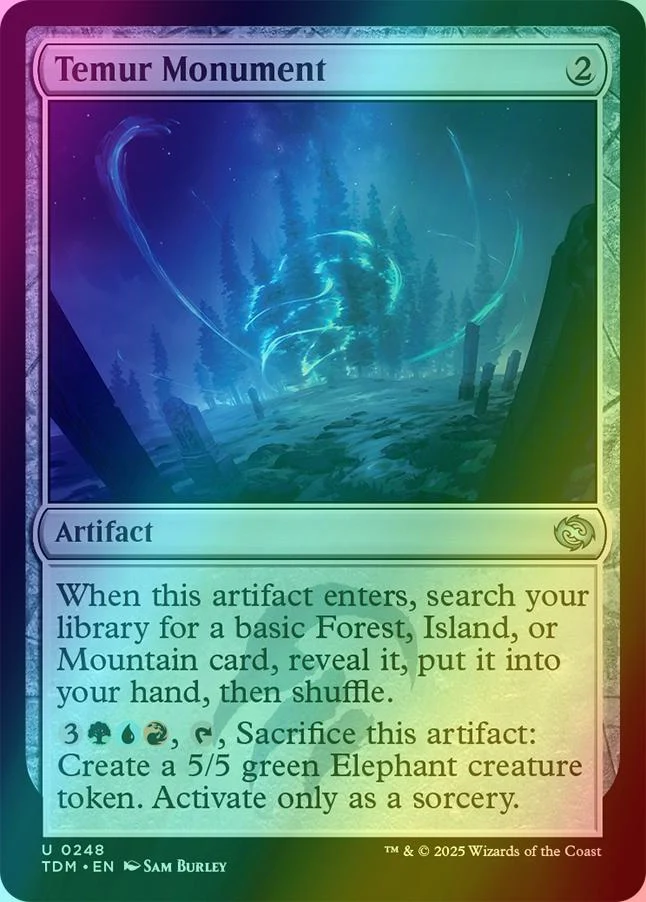 Temur Monument [248] [Tarkir: Dragonstorm] [Foil]