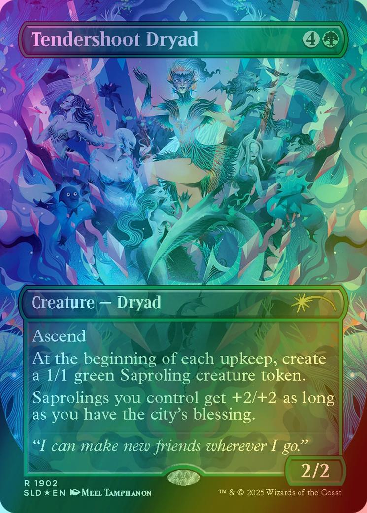 Tendershoot Dryad [1902] [Borderless] [Everyone's Invited] [Secret Lair Drop] [Foil]