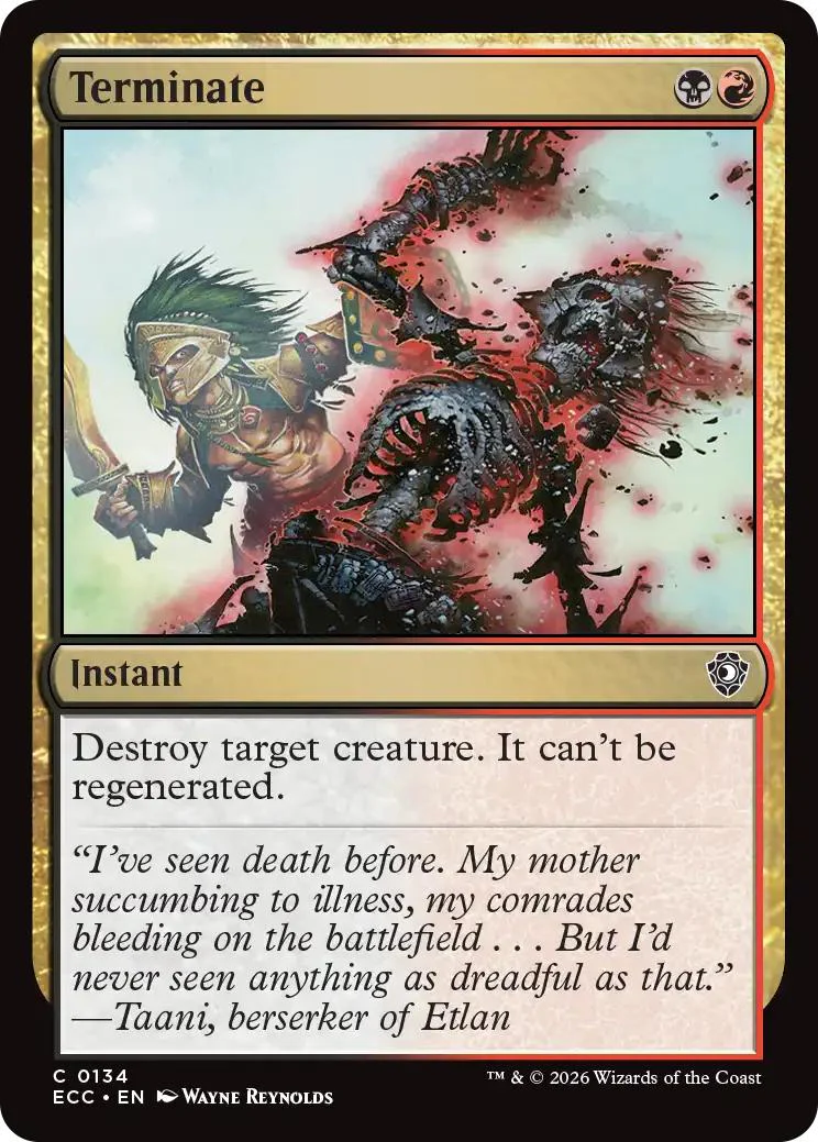 Terminate [134] [Lorwyn Eclipsed: Commander] [Non-Foil]