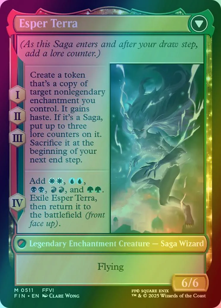 Terra, Magical Adept // Esper Terra [511] [Extended Art] [FINAL FANTASY] [Foil] - Image 2