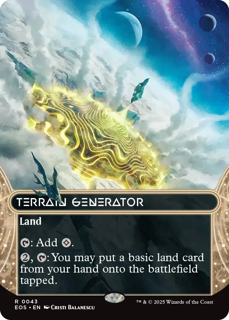 Terrain Generator [43] [Borderless] [Edge of Eternities: Stellar Sights] [Non-Foil]