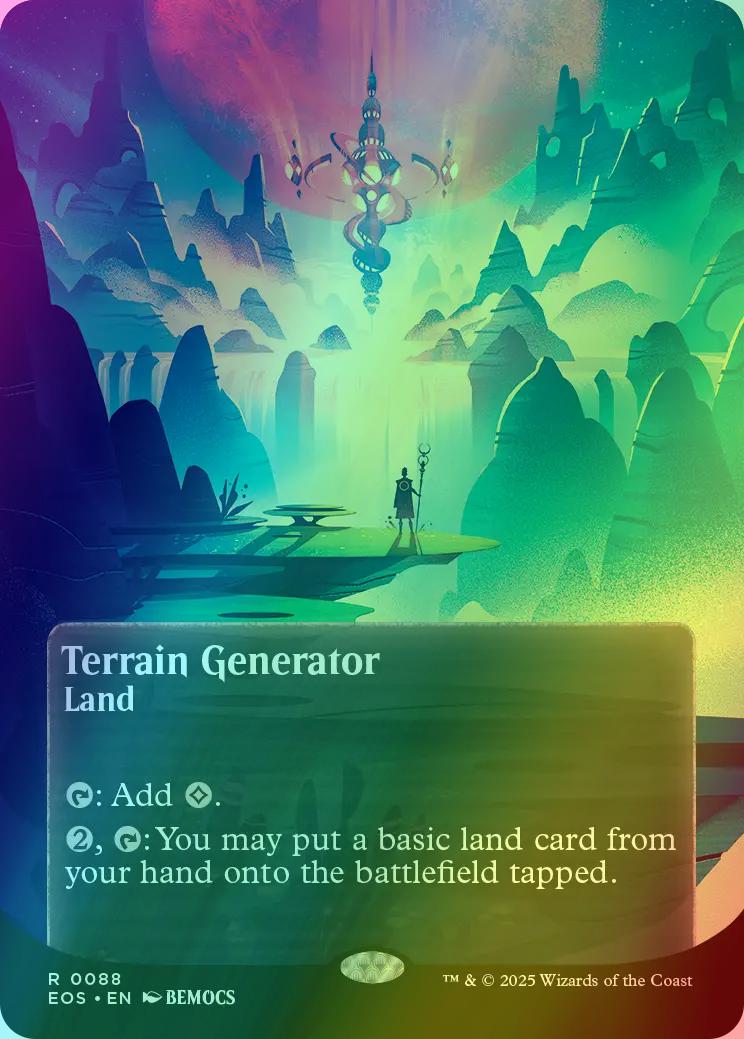 Terrain Generator [88] [Borderless] [Poster] [Edge of Eternities: Stellar Sights] [Foil]
