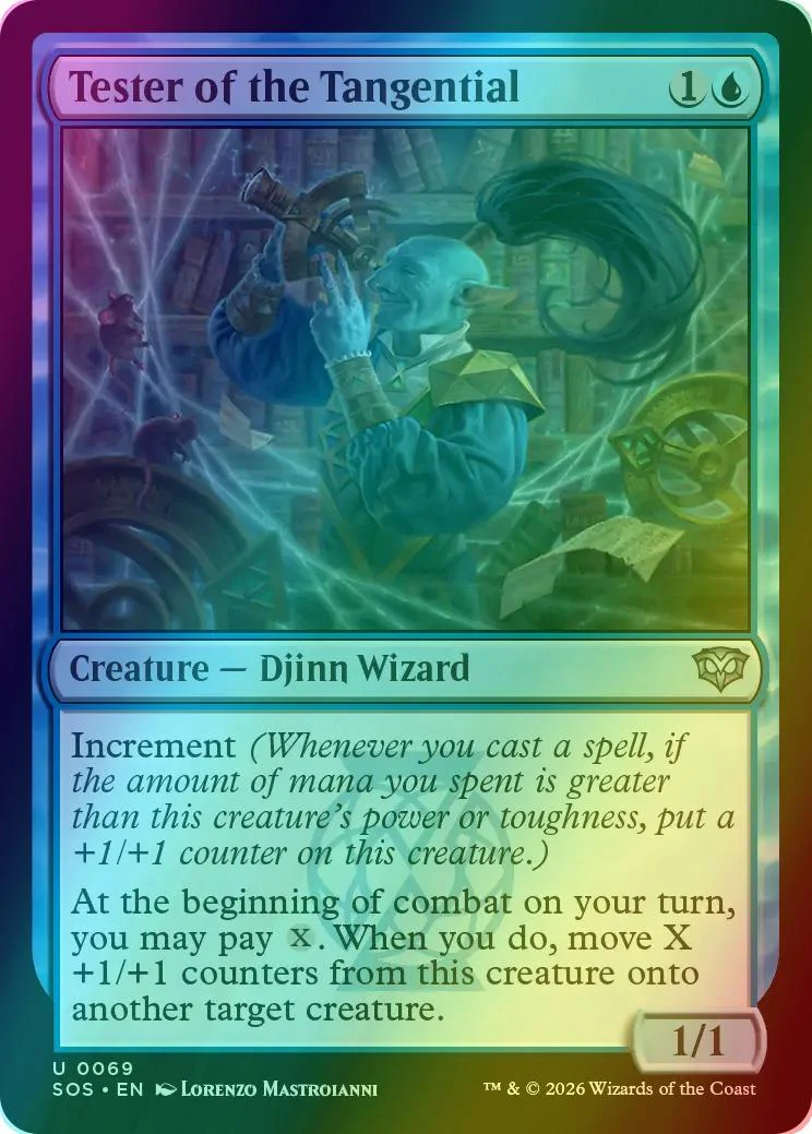Tester of the Tangential [69] [Secrets of Strixhaven] [Foil]