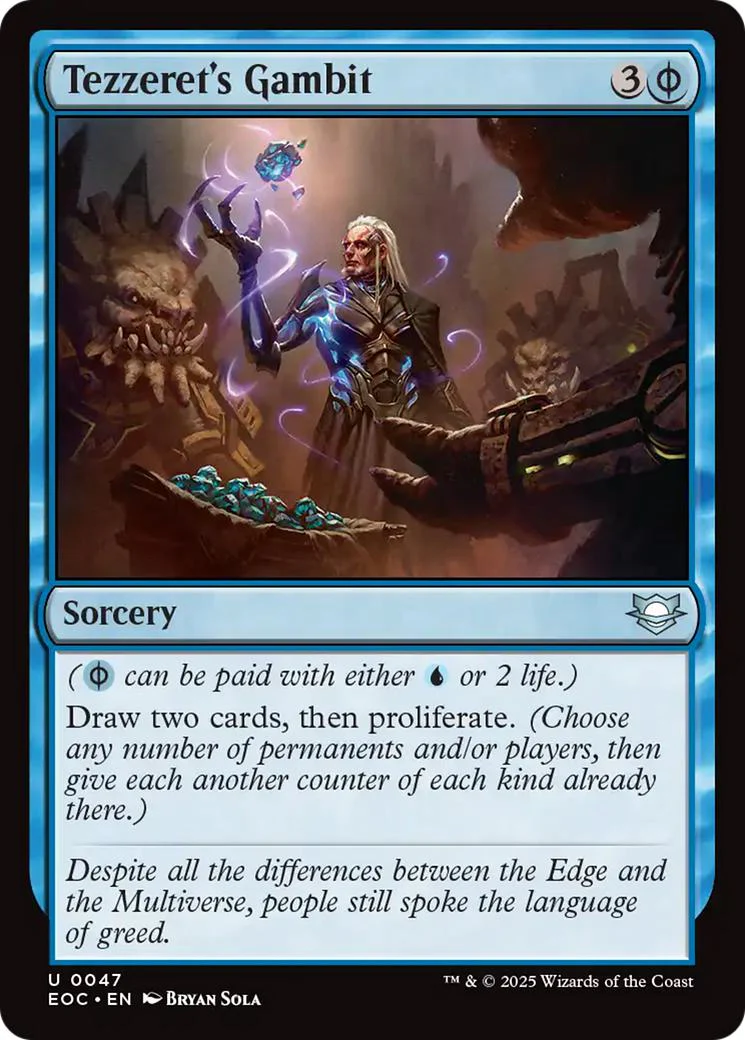 Tezzeret's Gambit [47] [Edge of Eternities: Commander] [Non-Foil]