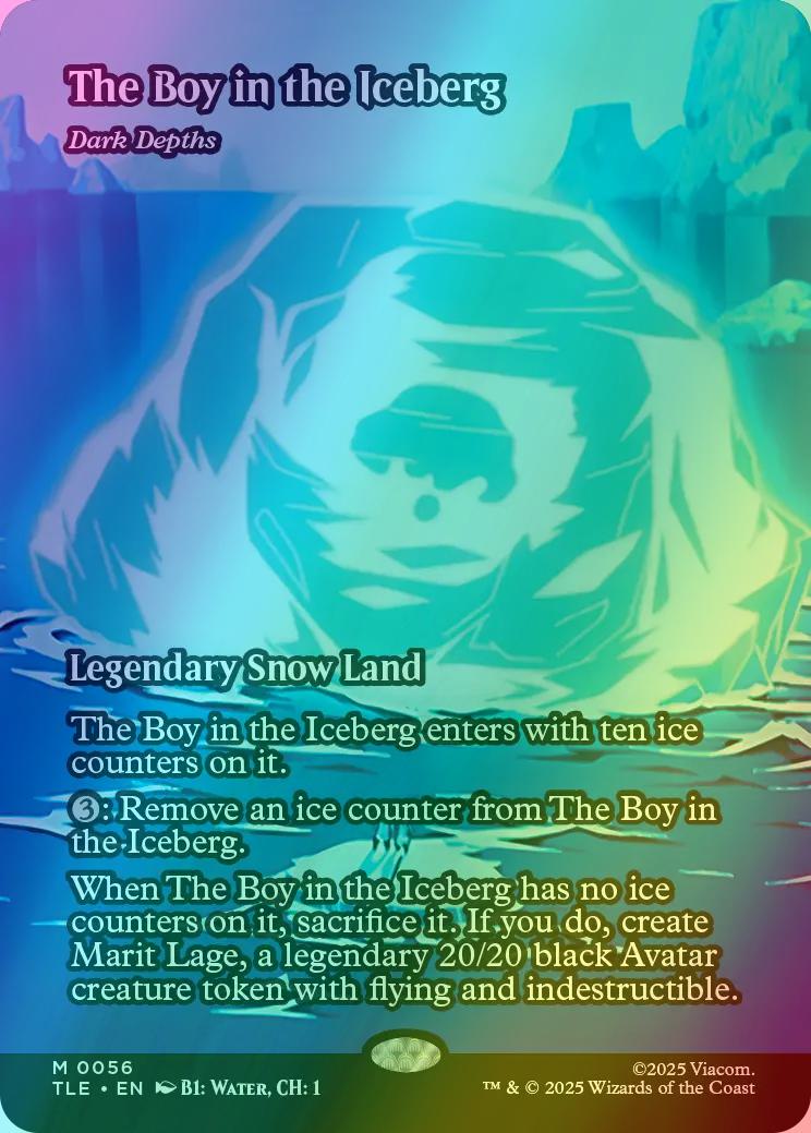 The Boy in the Iceberg - Dark Depths [56] [Borderless] [Source Material] [Avatar: The Last Airbender Eternal] [Foil]