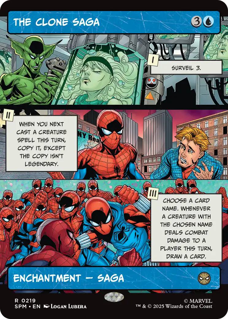 The Clone Saga [219] [Borderless] [Panel] [Marvel's Spider-Man] [Non-Foil]