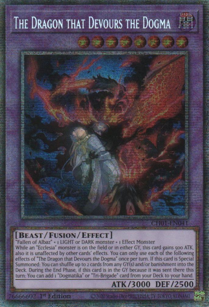 The Dragon that Devours the Dogma - CH01-EN041 - Starlight Rare - 1st Edition