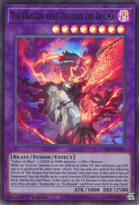 The Dragon that Devours the Dogma - CH01-EN041 - Ultra Rare - 1st Edition
