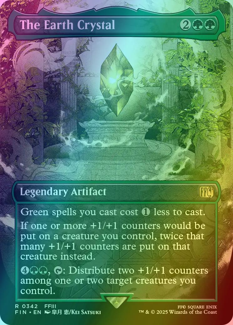 The Earth Crystal [342] [Borderless] [FINAL FANTASY] [Foil]