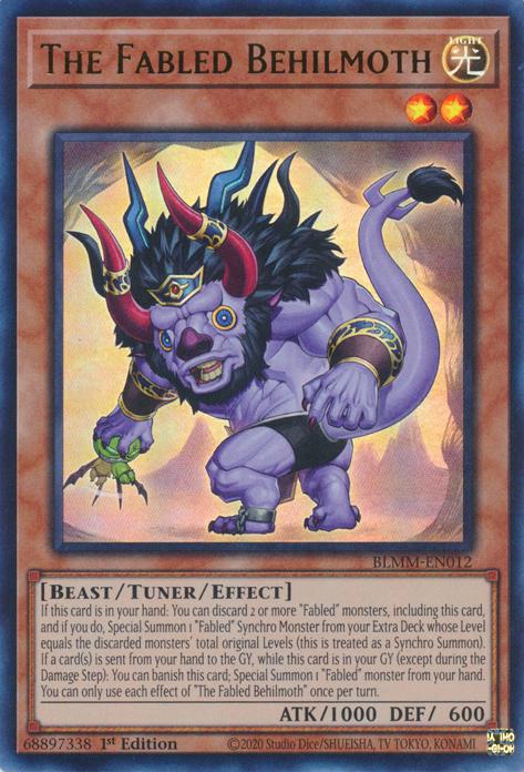 The Fabled Behilmoth - BLMM-EN012 - Ultra Rare - 1st Edition