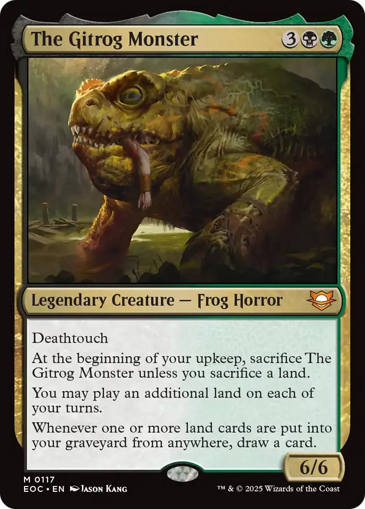 The Gitrog Monster [117] [Edge of Eternities: Commander] [Non-Foil]