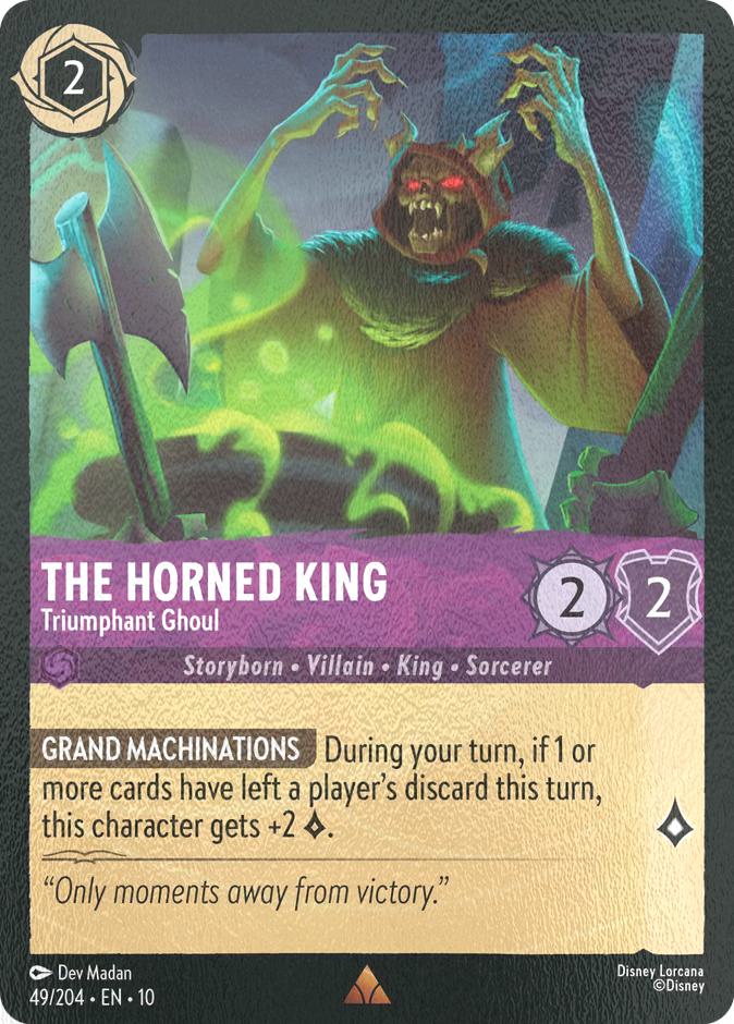 The Horned King - Triumphant Ghoul - 49/204 [Whispers in the Well] [Cold Foil]