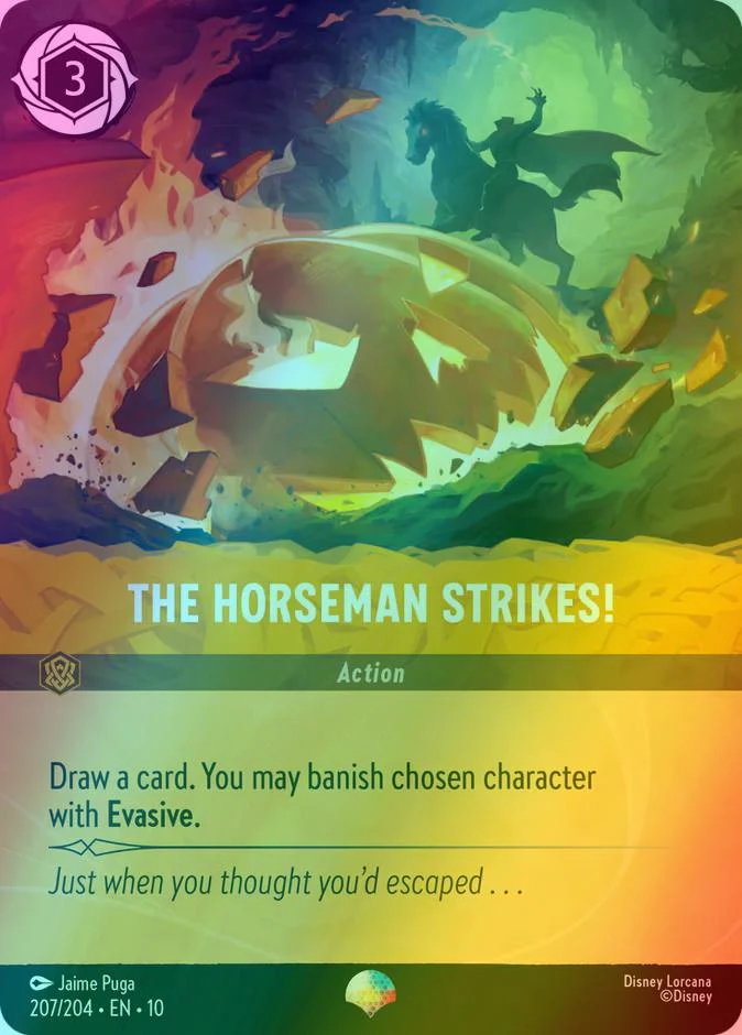 The Horseman Strikes! (Epic) - 207/204 [Whispers in the Well] [Holofoil]