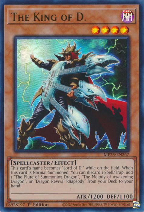The King of D. - MP25-EN267 - Ultra Rare - 1st Edition