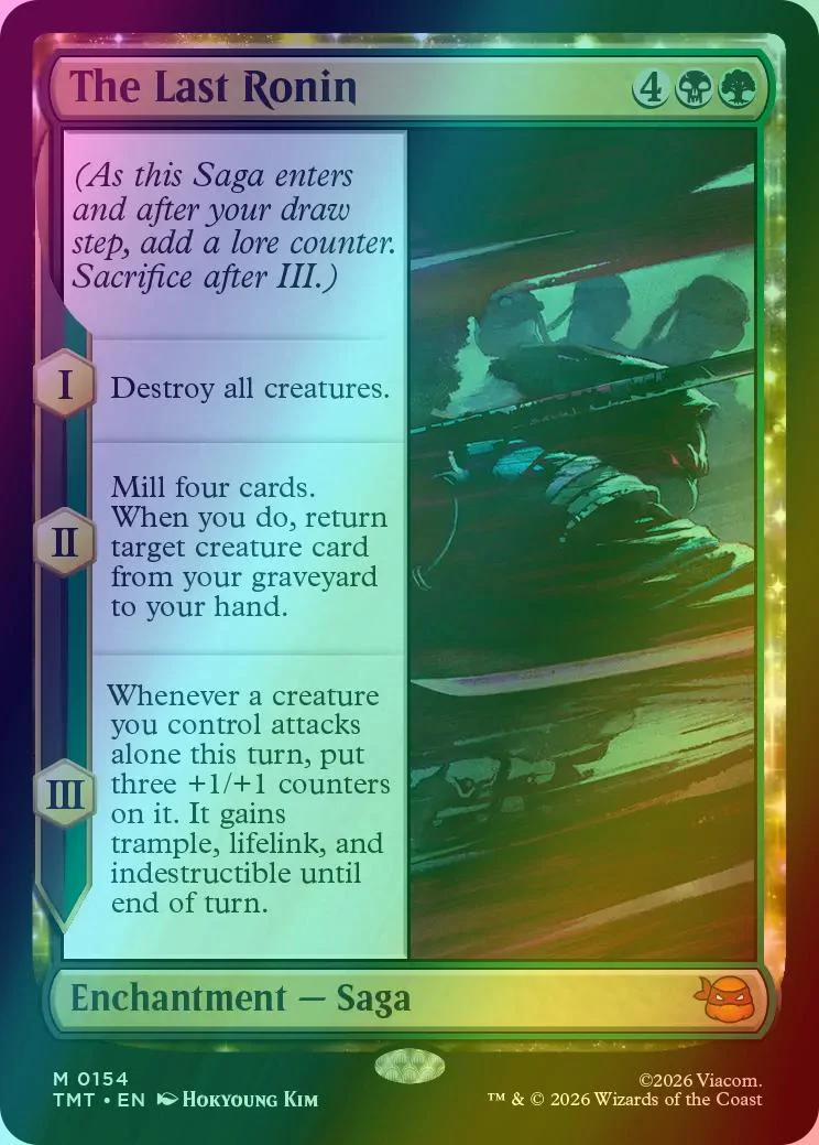 The Last Ronin [154] [Teenage Mutant Ninja Turtles] [Foil]