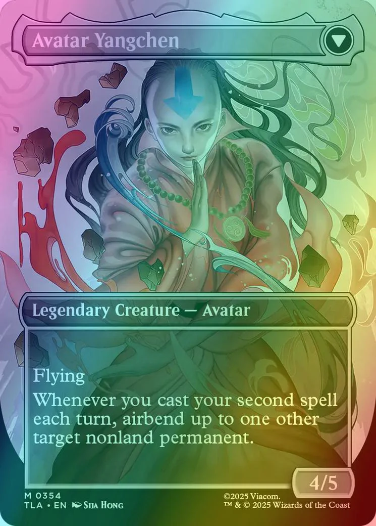 The Legend of Yangchen // Avatar Yangchen [354] [Borderless] [Avatar: The Last Airbender] [Foil] - Image 2