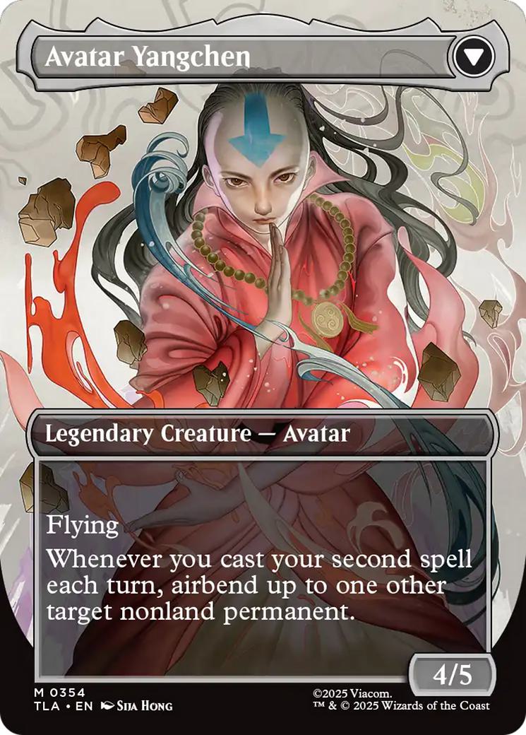 The Legend of Yangchen // Avatar Yangchen [354] [Borderless] [Avatar: The Last Airbender] [Non-Foil] - Image 2