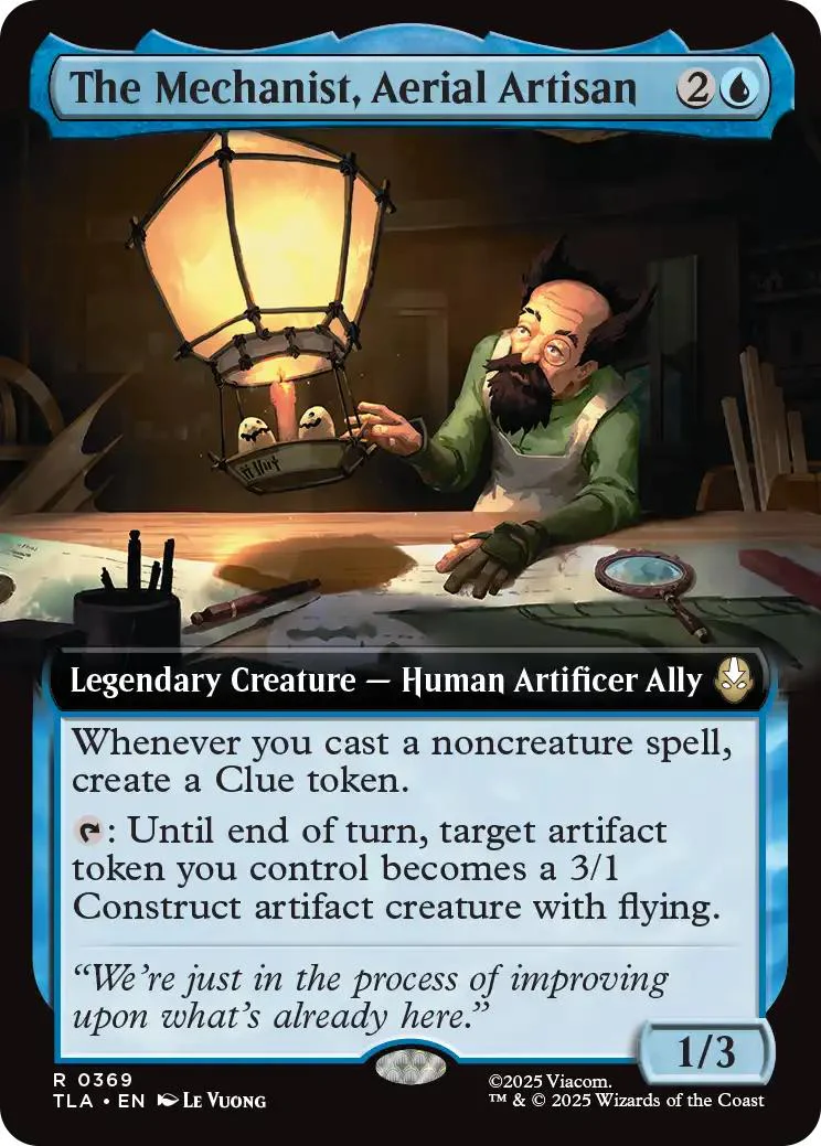 The Mechanist, Aerial Artisan [369] [Extended Art] [Avatar: The Last Airbender] [Non-Foil]