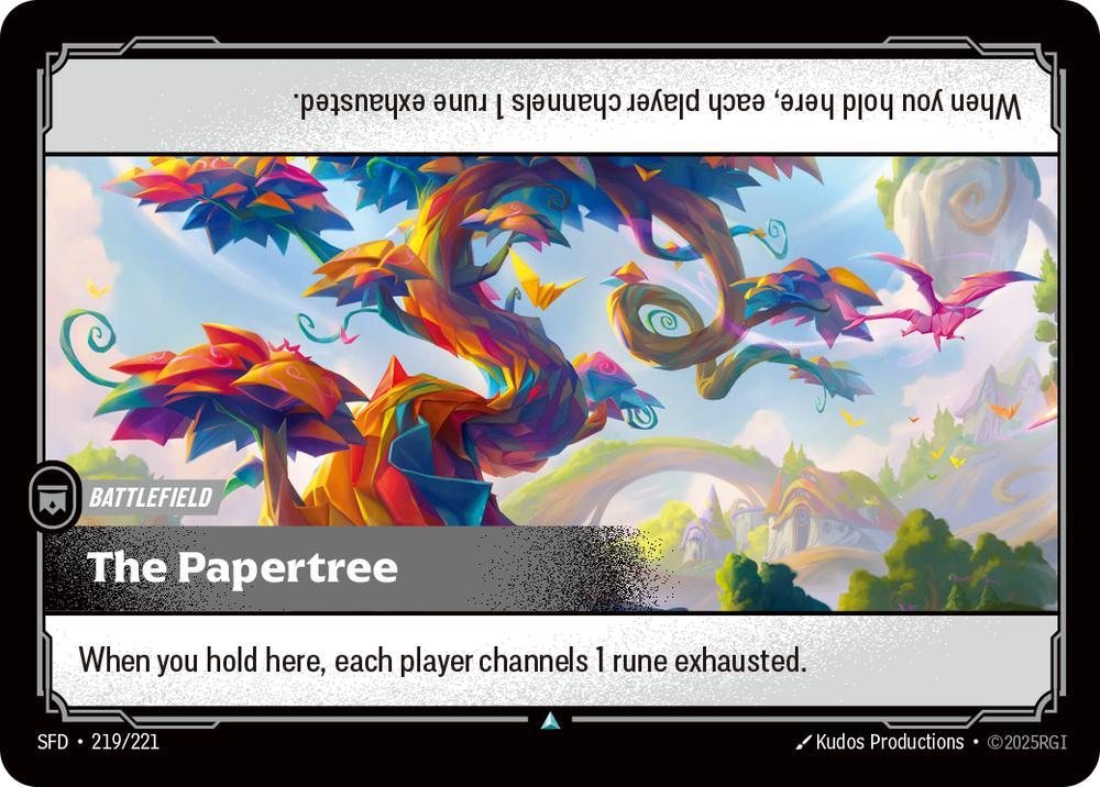 The Papertree - 219/221 [Spiritforged] [Non Foil]