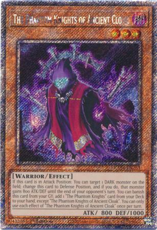 The Phantom Knights of Ancient Cloak - RA04-EN263 - Platinum Secret Rare - 1st Edition