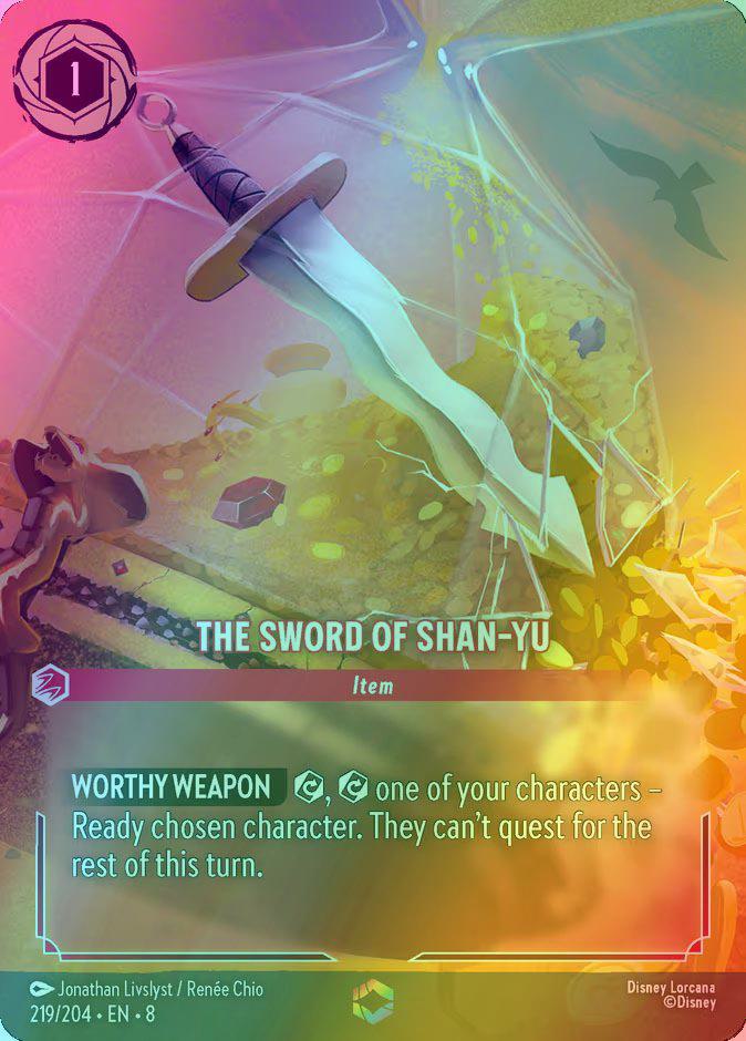 The Sword of Shan Yu (Enchanted) - 219/204 [Reign of Jafar] [Holofoil]
