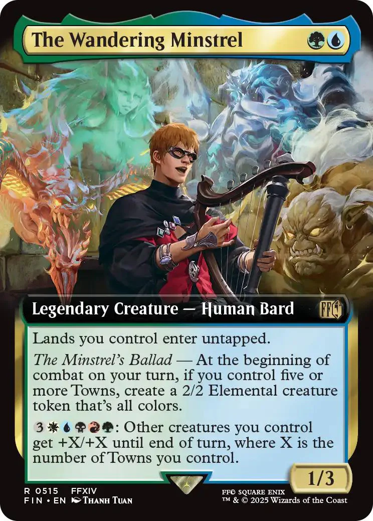 The Wandering Minstrel [515] [Extended Art] [FINAL FANTASY] [Non-Foil]