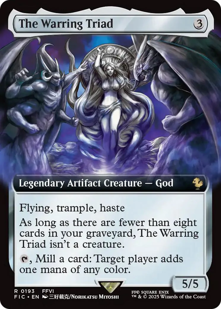 The Warring Triad [193] [Extended Art] [FINAL FANTASY: Commander] [Non-Foil]