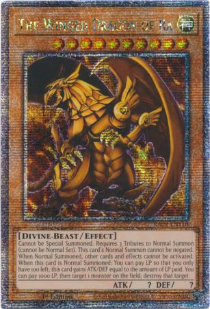 The Winged Dragon of Ra - RA04-EN118 - Quarter Century Secret Rare - 1st Edition