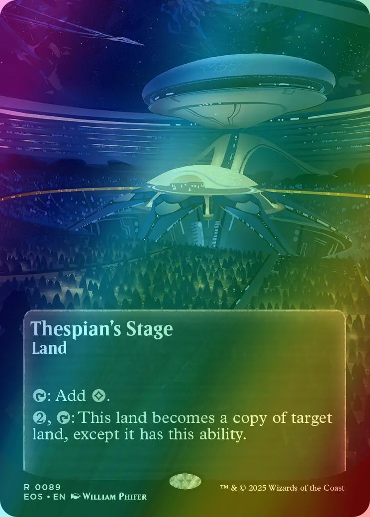 Thespian's Stage [89] [Borderless] [Poster] [Edge of Eternities: Stellar Sights] [Foil]