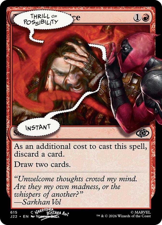 Thrill of Possibility [IFIYW-3] [Deadpool: I fixed it (You're Welcome)] [Secret Lair Drop] [Non-Foil]