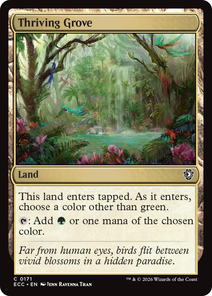 Thriving Grove [171] [Lorwyn Eclipsed: Commander] [Non-Foil]