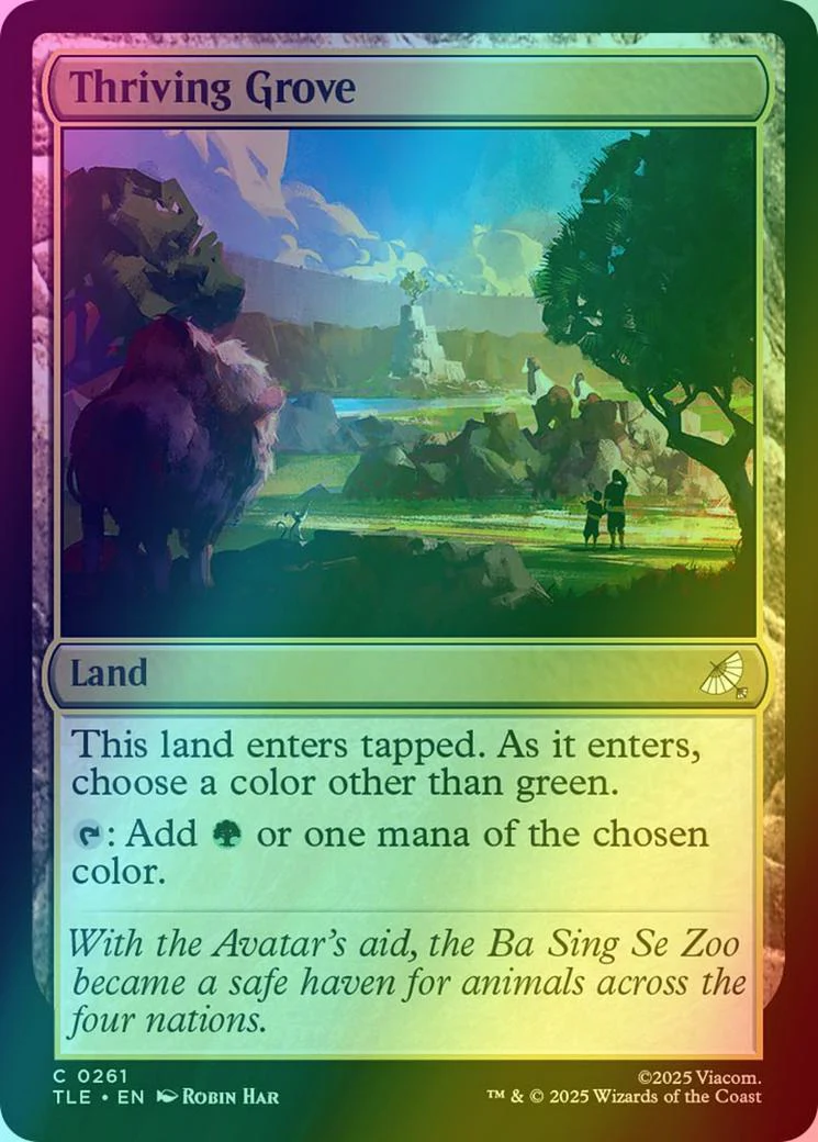 Thriving Grove [261] [Avatar: The Last Airbender Eternal] [Foil]