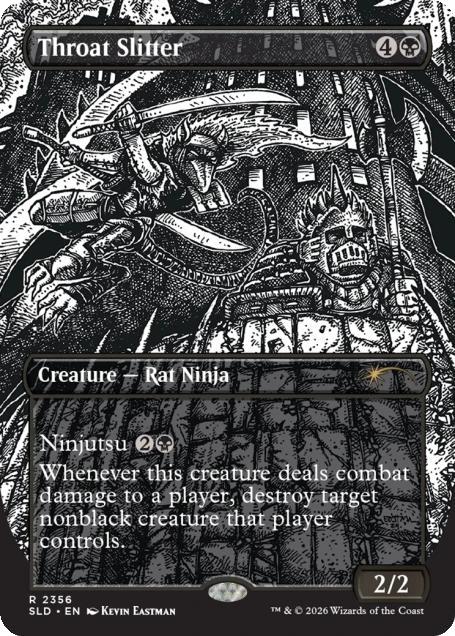 Throat Slitter [2356] [Borderless] [Kevin Eastman] [Ink] [Secret Lair Drop] [Non-Foil]
