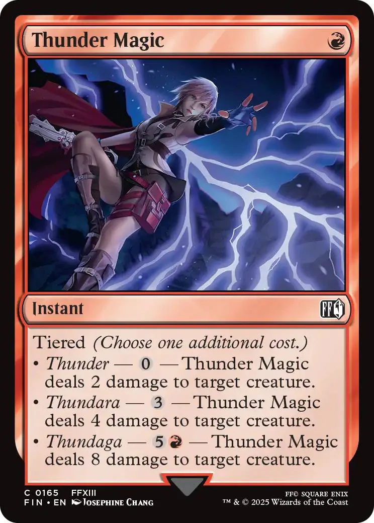 Thunder Magic [165] [FINAL FANTASY] [Non-Foil]