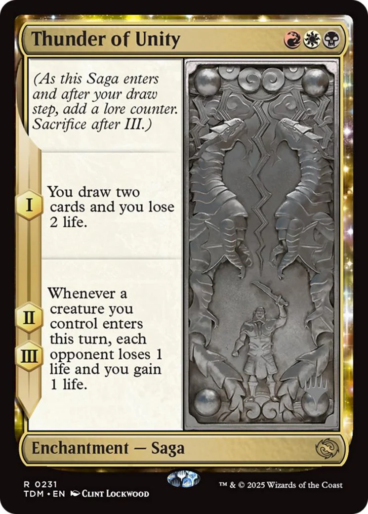 Thunder of Unity [231p] [Promo Pack] [Tarkir: Dragonstorm: Promos] [Non-Foil]