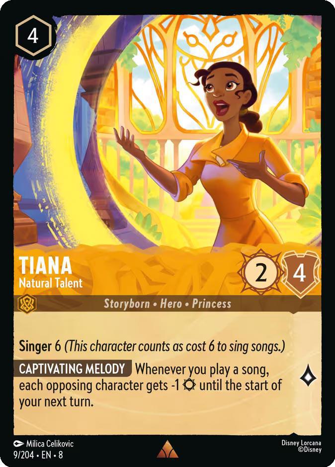 Tiana - Natural Talent - 9/204 [Reign of Jafar] [Non-Foil]