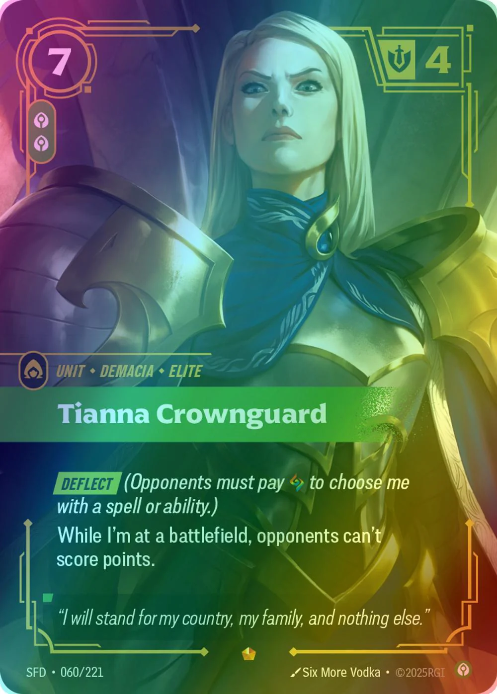 Tianna Crownguard - 060/221 [Spiritforged] [Foil]