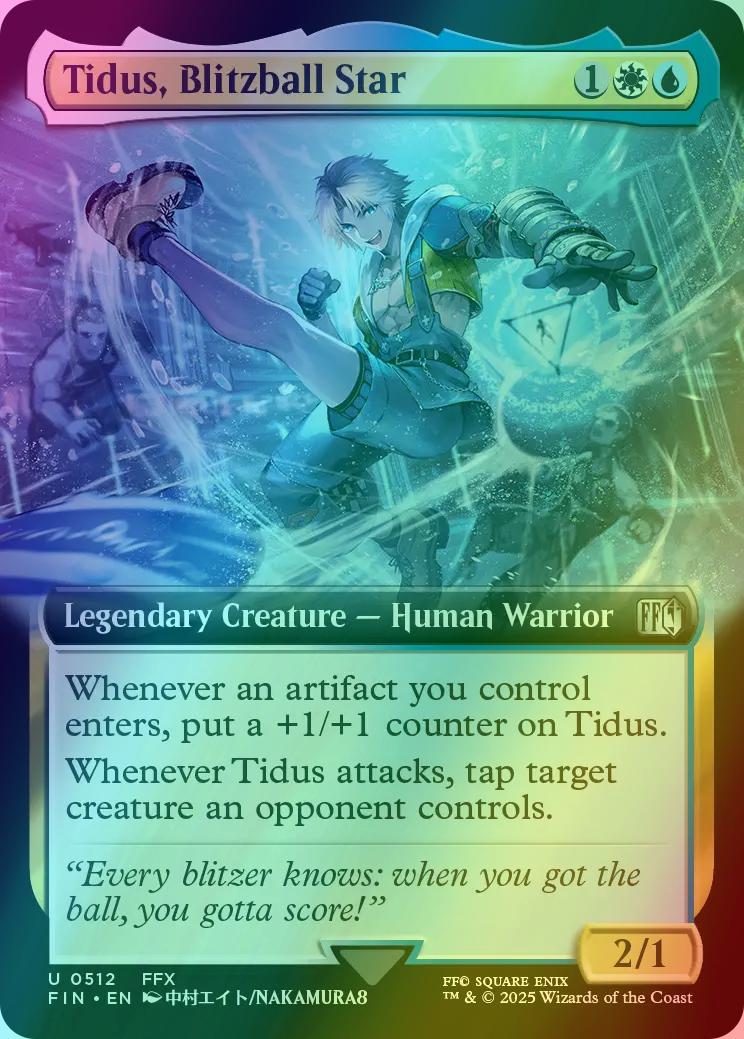 Tidus, Blitzball Star [512] [Extended Art] [FINAL FANTASY] [Foil]