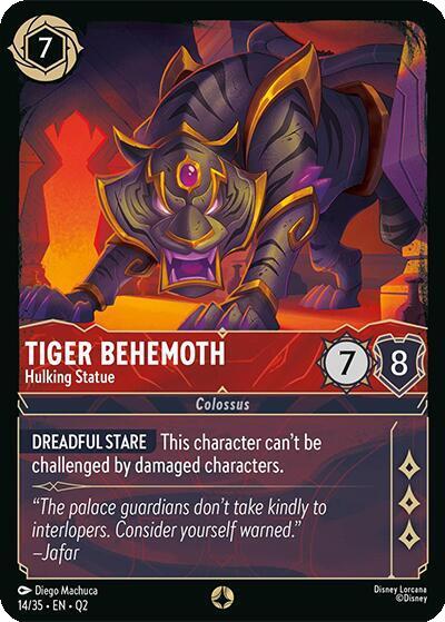 Tiger Behemoth - Hulking Statue - 14/35 [Illumineer's Quest: Palace Heist] [Non-Foil]