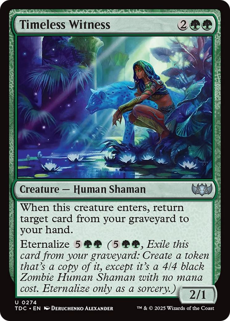 Timeless Witness [274] [Tarkir: Dragonstorm: Commander] [Non-Foil]