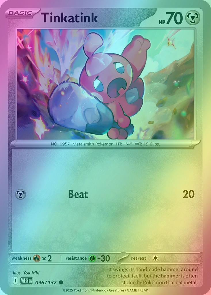 Tinkatink - 096/132 - Common [me01-096] [Reverse Holo]
