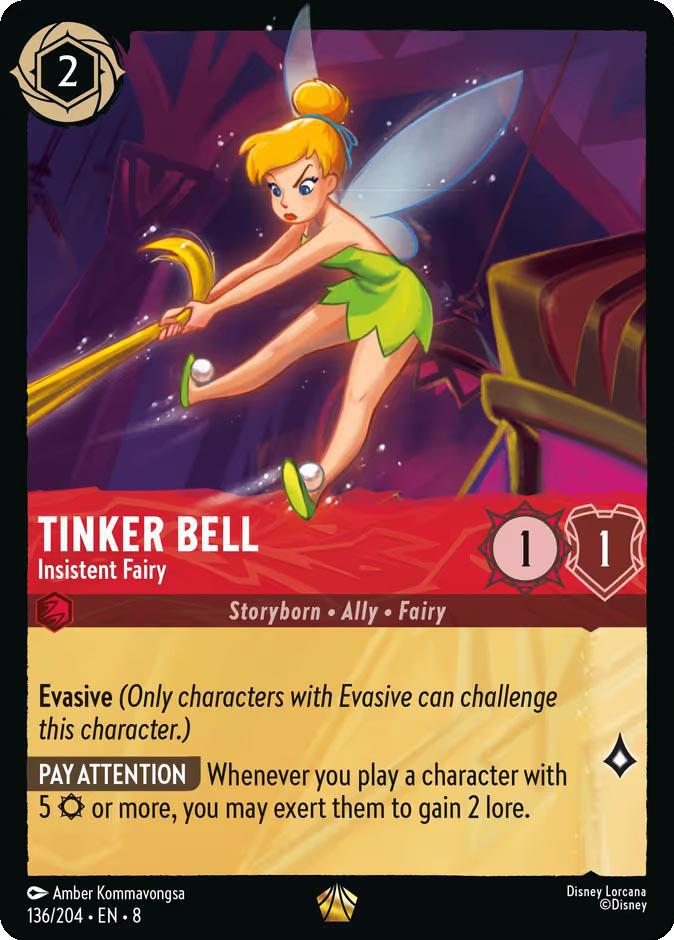 Tinker Bell - Insistent Fairy - 136/204 [Reign of Jafar] [Non-Foil]