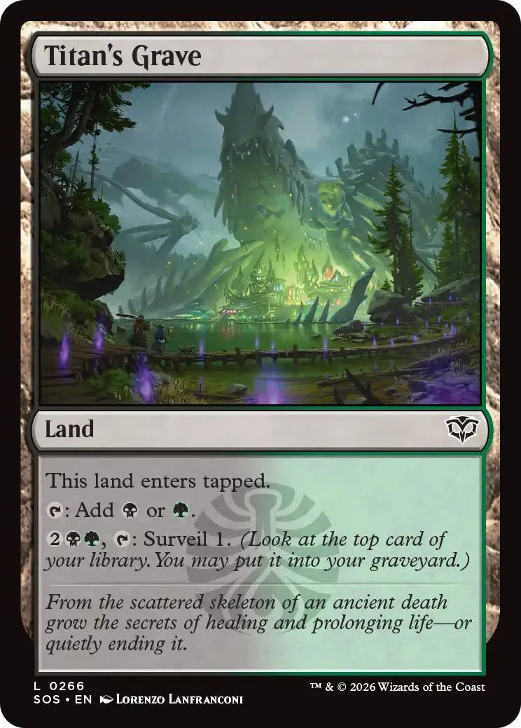 Titan's Grave [266] [Secrets of Strixhaven] [Non-Foil]