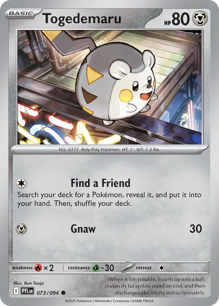 Togedemaru - 073/094 - Common [me02-073] [Non-Holo]