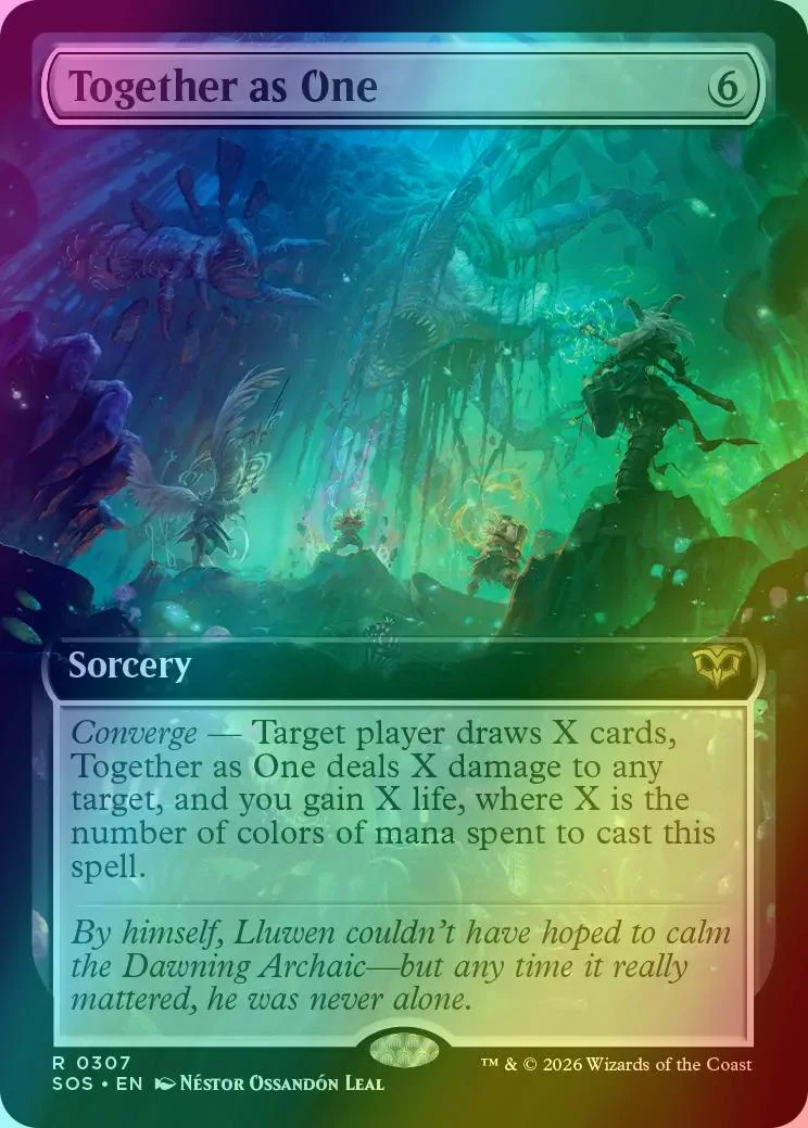 Together as One [307] [Extended Art] [Secrets of Strixhaven] [Foil]