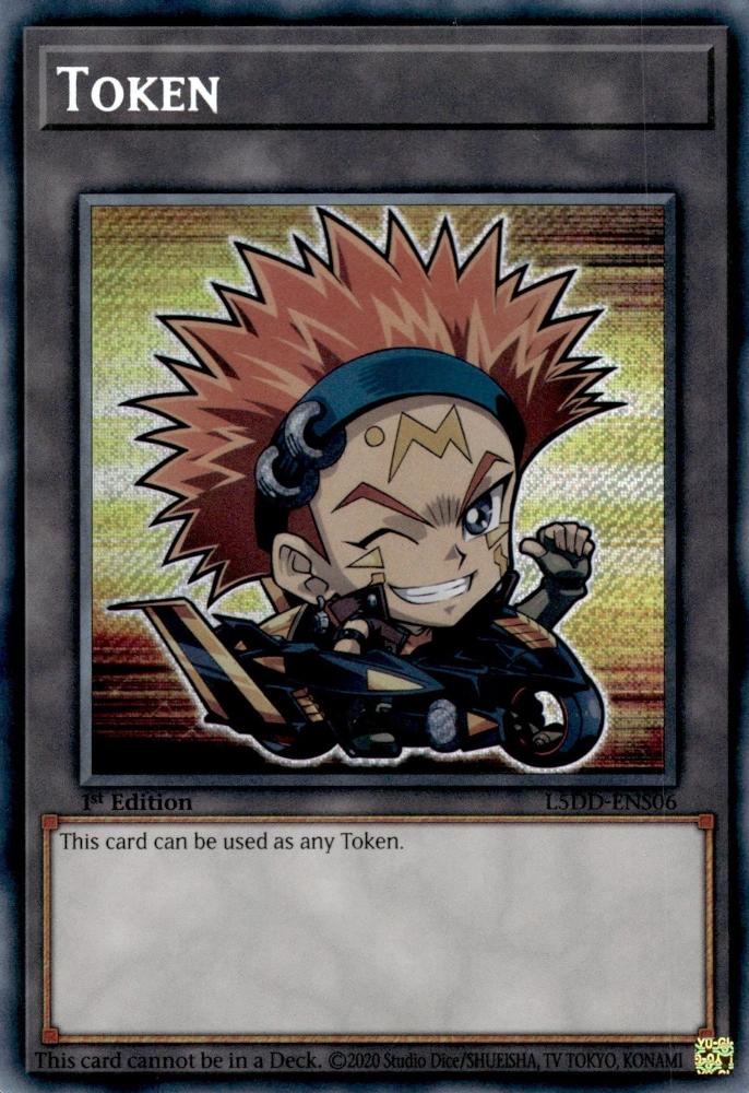 Token (Crow) - L5DD-ENS06 - Secret Rare - 1st Edition