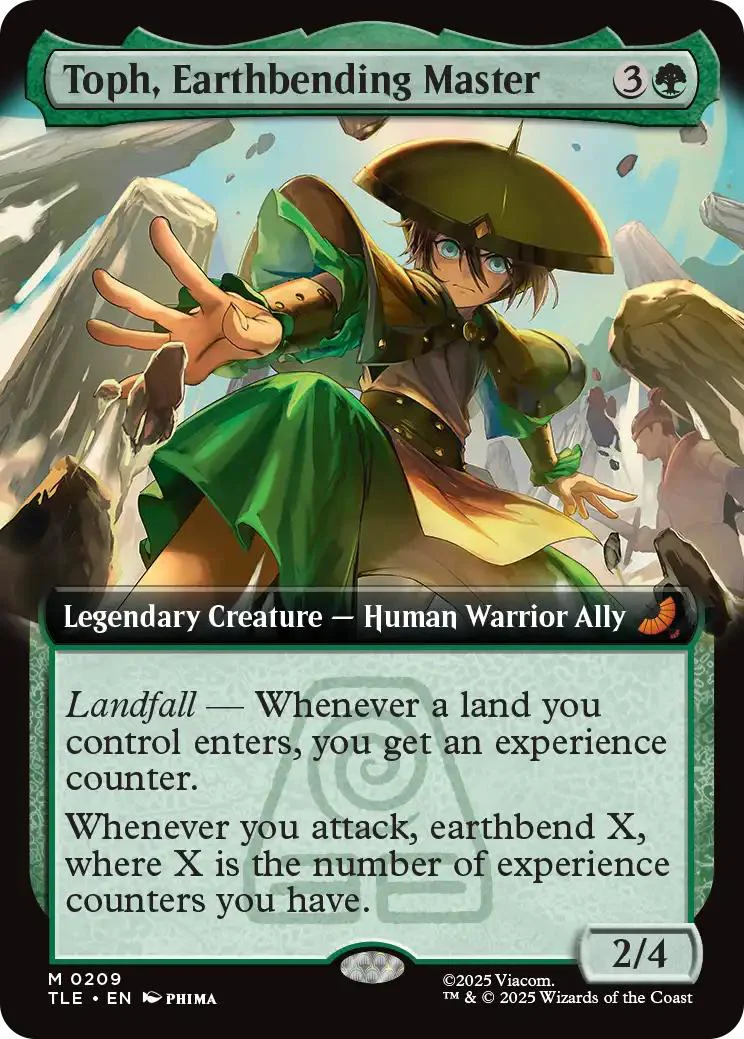 Toph, Earthbending Master [209] [Extended Art] [Avatar: The Last Airbender Eternal] [Non-Foil]