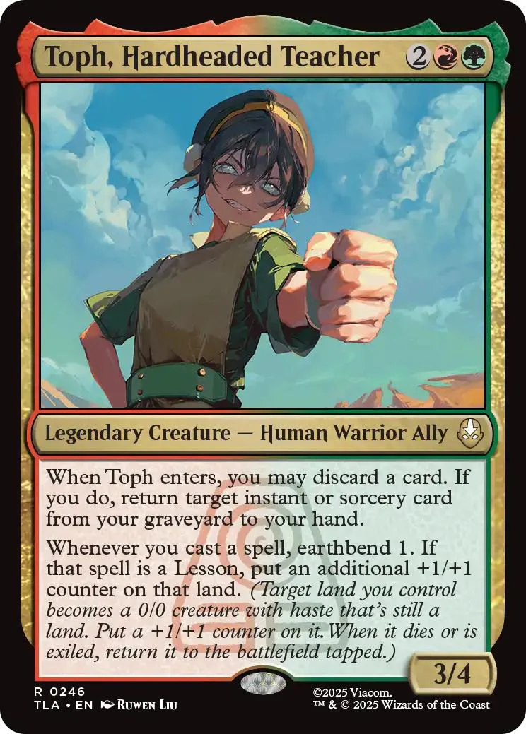 Toph, Hardheaded Teacher [246] [Avatar: The Last Airbender] [Non-Foil]