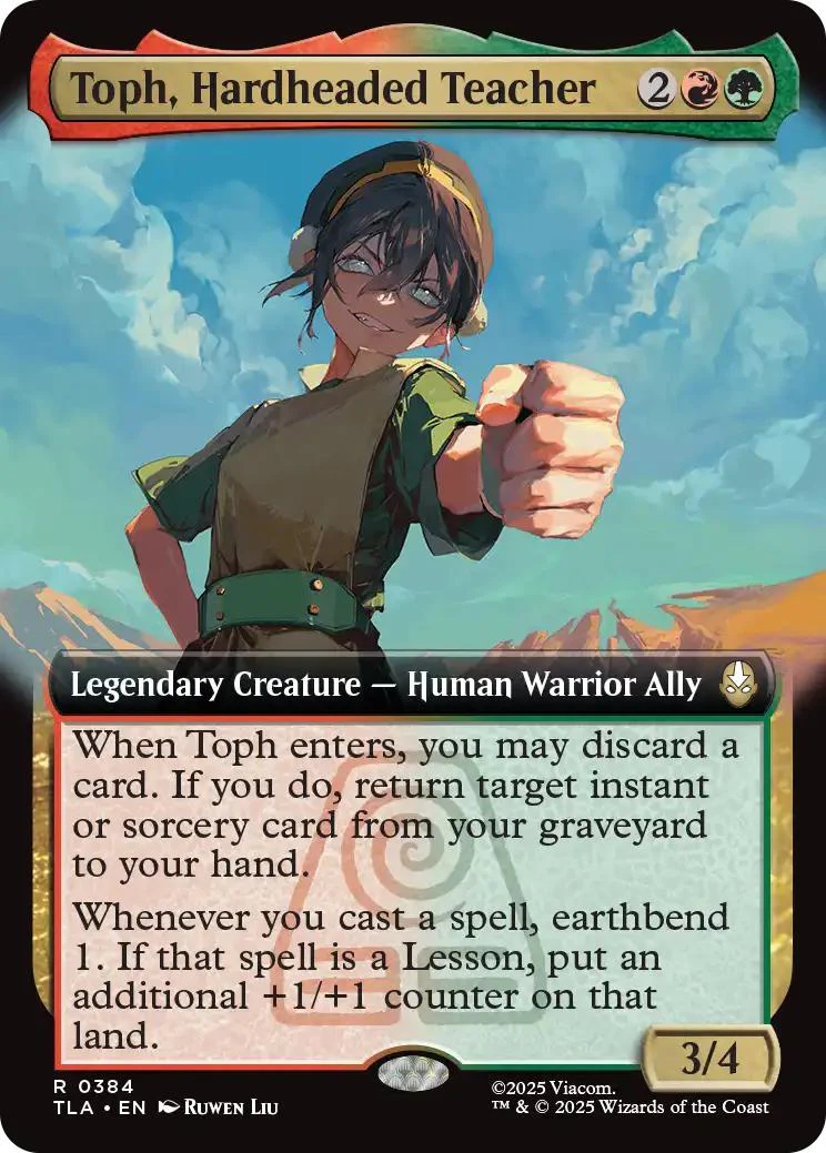 Toph, Hardheaded Teacher [384] [Extended Art] [Avatar: The Last Airbender] [Non-Foil]