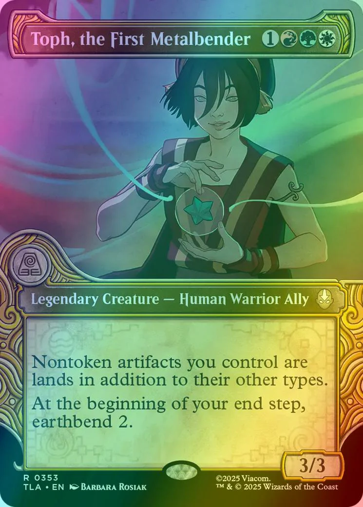 Toph, the First Metalbender [353] [Elemental Frame] [Avatar: The Last Airbender] [Foil]